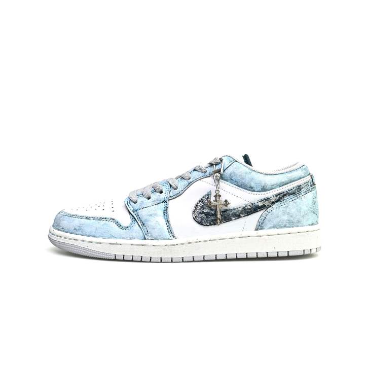 Jordan Jordan Air Jordan 1 Denim Luxury Abrasion Resistant Lightweight Wear resistant And Lightweight Low top