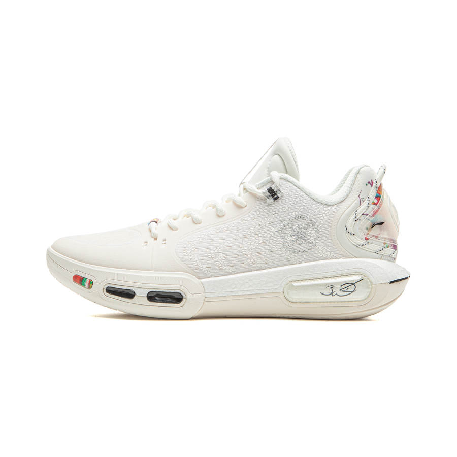 Li-Ning Li Ning Cushioning Slip Resistant Abrasion Resistant Breathable Rebound Grip Low top Basketball Shoes Men's