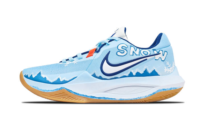 Nike Nike Precision 6 Abrasion Resistant Abrasion Resistant Low top Basketball Shoes Men's Blue White