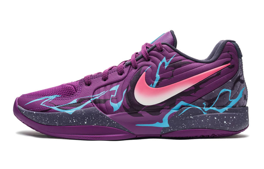 Nike Nike Ja 2 Morant 2, Desert Rose, Lightning Battle Slip Resistant Slip Resistant Low top Basketball Shoes Men's