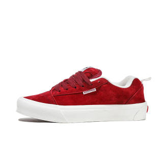 HOMDOON Coverage Abrasion Resistant Support Low top Skateboard Shoes Unisex Dark Red