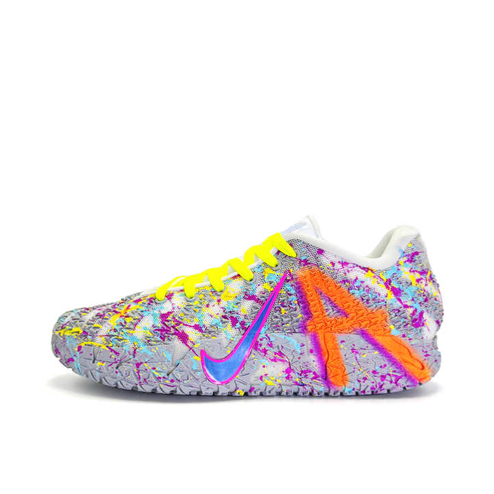 Nike Nike Ja Morant 3 Explosion Graffiti Low top Basketball Shoes Unisex Multicolor