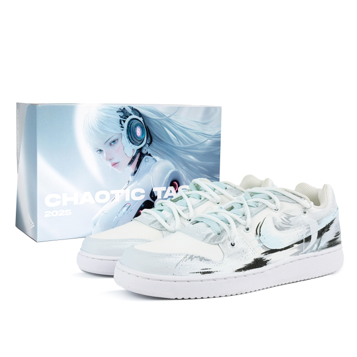 Nike Nike EBERNON Cushioning, Wear Resistant Low top Skateboard Shoes Unisex Gray Blue