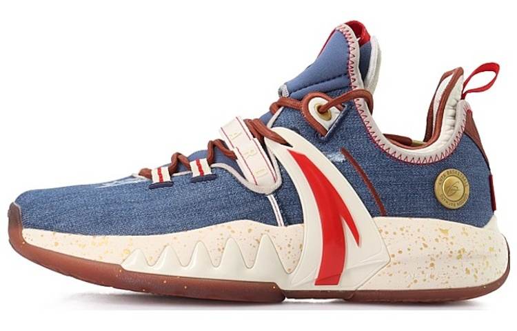Anta GH2 Hayward Low top Performance Basketball Shoes Men's Denim Blue