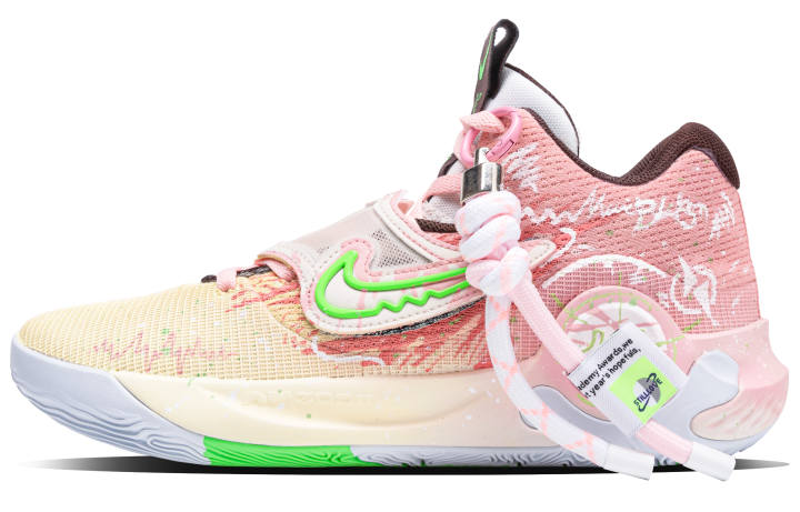 Nike Nike KD Trey 5 X Basketball Shoes Men's Low Top Pink/Yellow