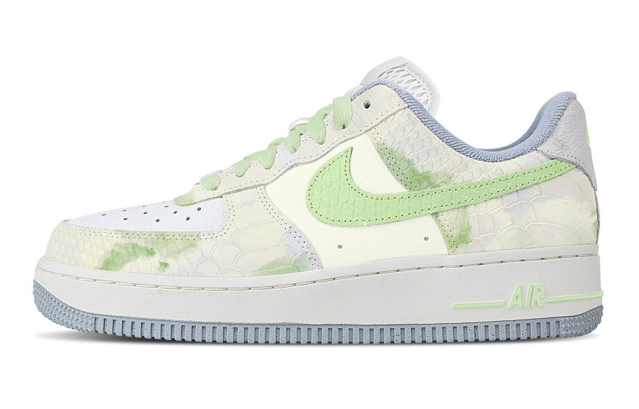 Nike Nike Air Force 1 Slip Resistant Cushioning Abrasion Resistant Low top Skateboard Shoes Women's Green