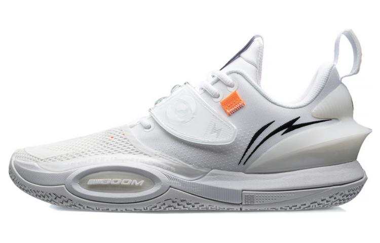 Li-Ning Li Ning All City 10 V2 ' White Hot ' Textile, Leather Slip Resistant, Abrasion Resistant, Breathable Low top