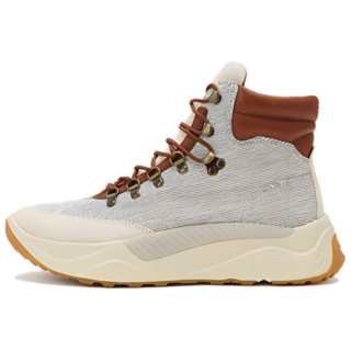 TSUBO UH Collection Cushioning, Wear Resistant High top Mountaineering Shoes Unisex Ecru