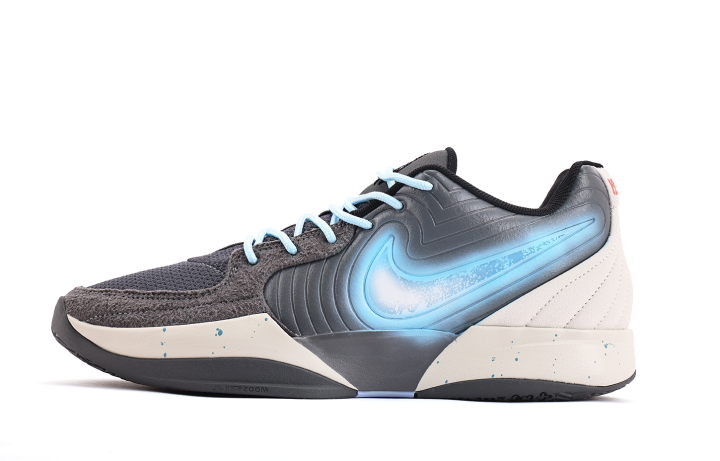 Nike Nike Ja Morant 2 Cushioning, Wear Resistant Low top Basketball Shoes Unisex Black Blue