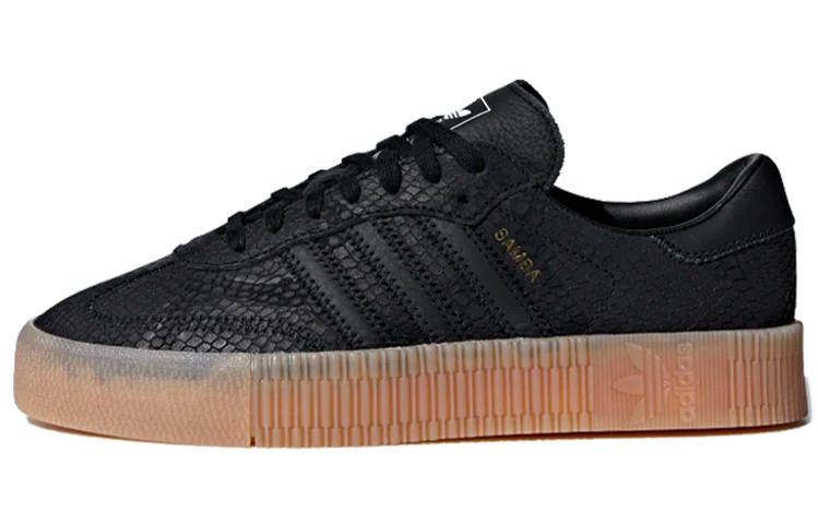 Adidas Originals Adidas Sambarose Black White Gum Women's
