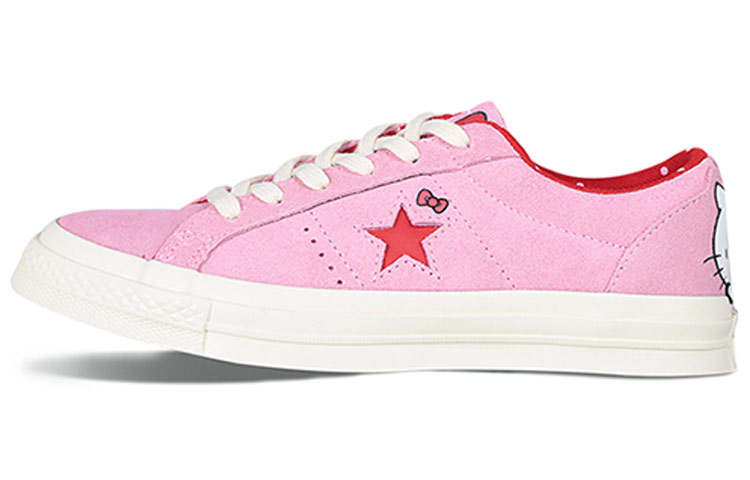 Converse One Star Hello Kitty x One Star Converse Suede Low Top 'Prism Pink'