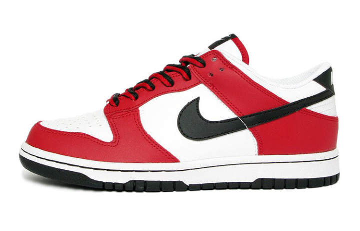 Nike Nike Dunk Low White Black Red GS