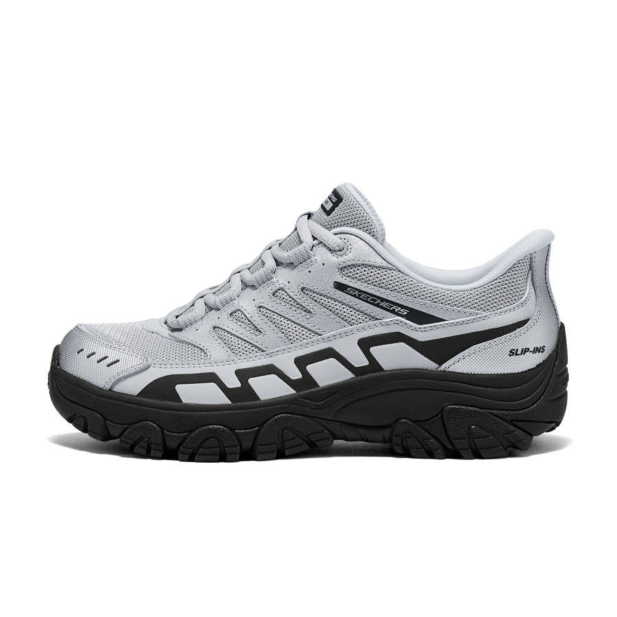 Skechers OUTDOOR WOMENS Low top Mountaineering Hiking Shoes Women's Gray Black