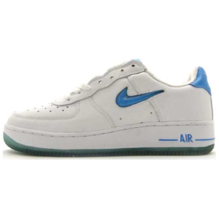 Nike Nike Air Force 1 Slip Resistant Abrasion Resistant Low top Skateboard Shoes Women's White