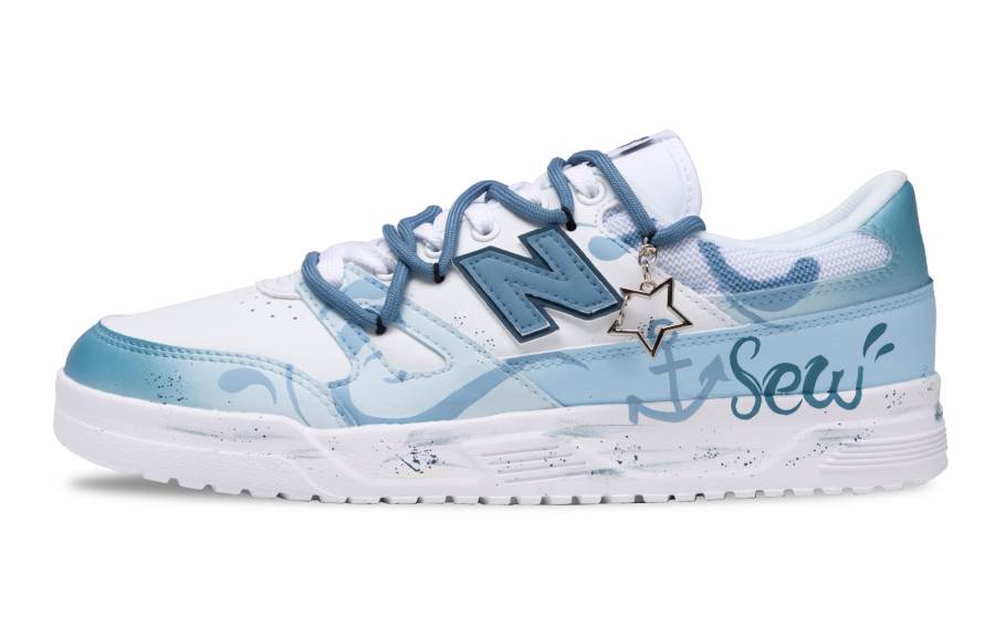 New Balance New Balance NB Ct20 Slip Resistant Low top Skateboard Shoes Unisex White Blue