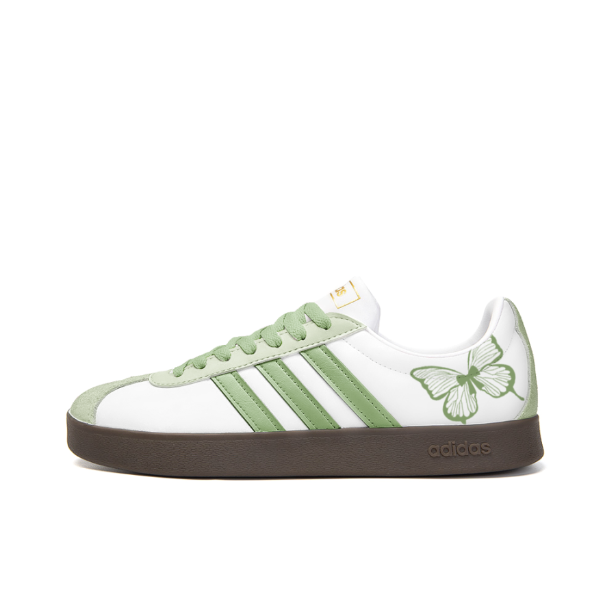 Adidas Neo VL Court 2.0 Floral Vineyard, Yiduo Slip Resistant Abrasion Resistant Low top Skateboard Shoes Unisex