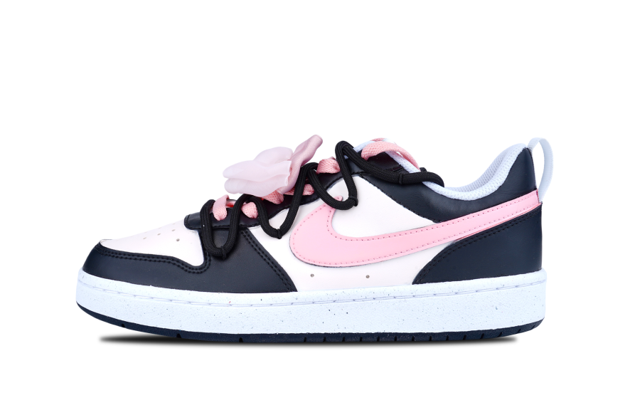 Nike Nike Court Borough Low top Skateboard Shoes GS Black Pink