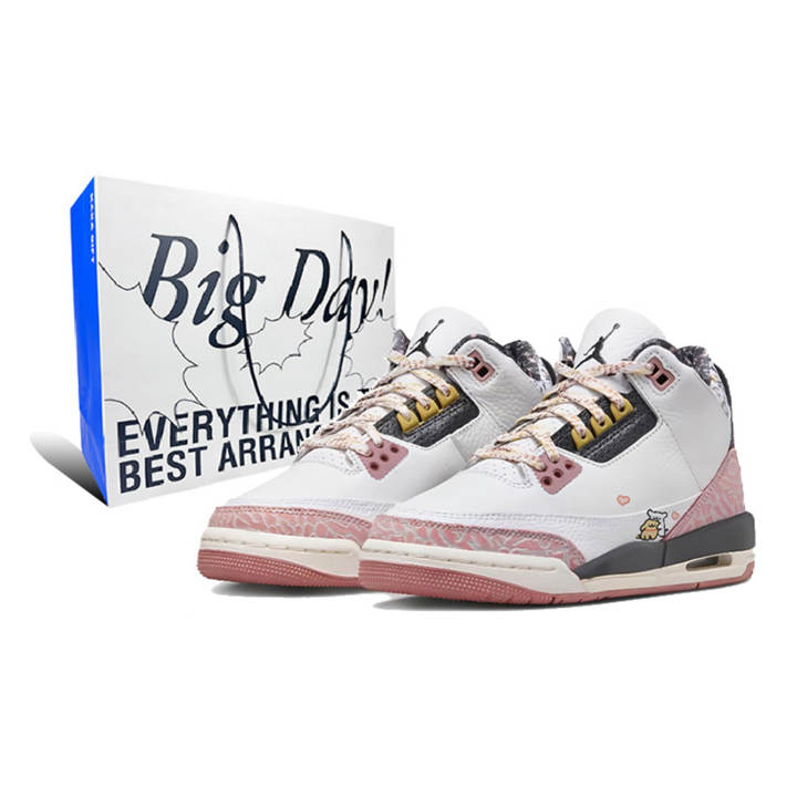 Jordan Jordan Air Jordan 3 Cushioning Slip Resistant Abrasion Resistant Cushioning Slip Resistant Abrasion Resistant Mid top