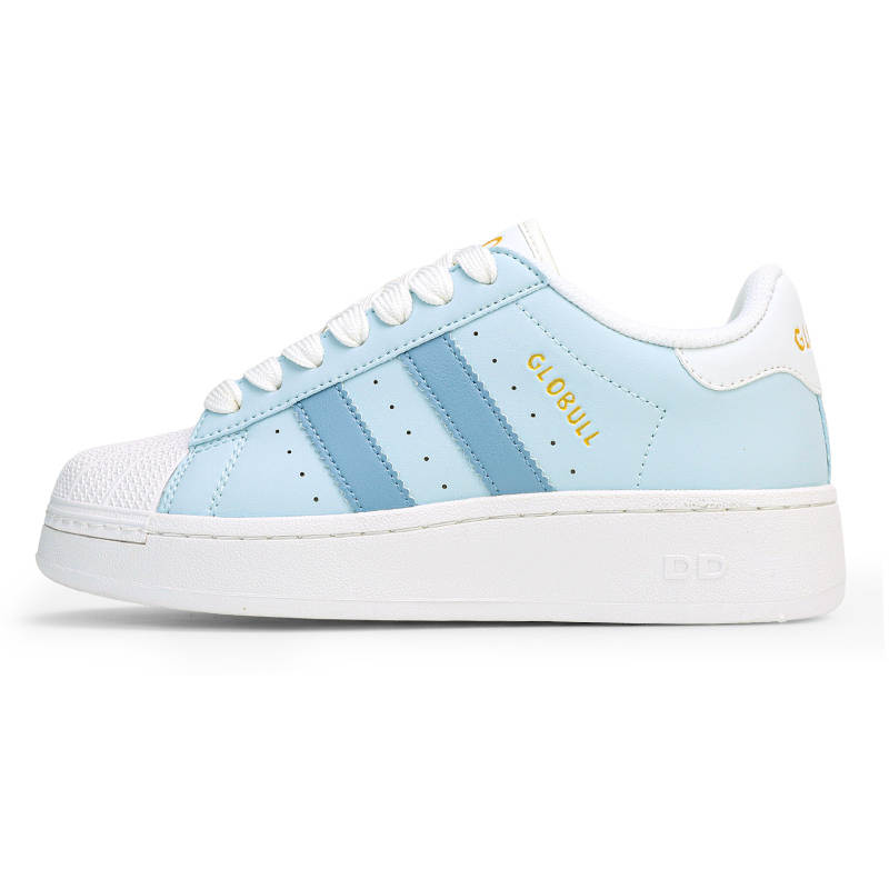 GLO BULL Shell Head Height Increasing Abrasion Resistant Lightweight Breathable Slip Resistant Low top Skateboard Shoes