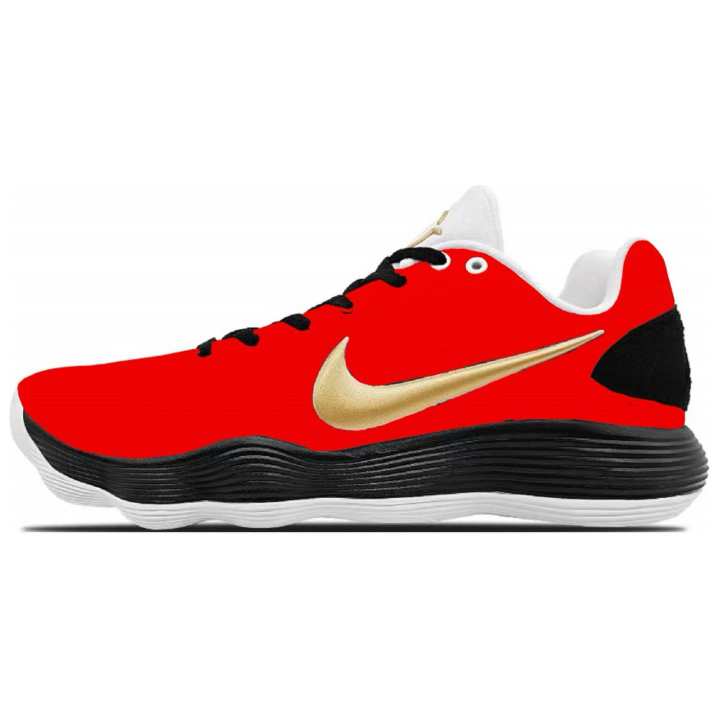 Nike Nike Hyperdunk 2017 Comfortable Abrasion Resistant Low top Basketball Shoes Men's Red