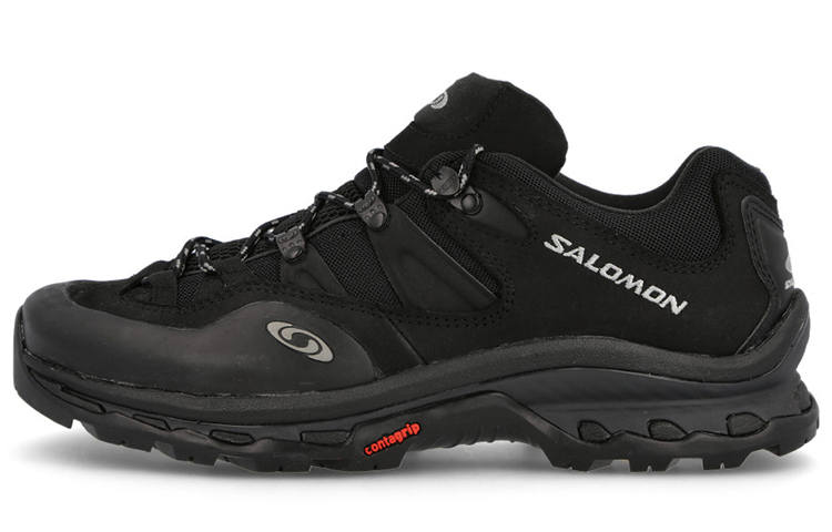 SALOMON XT Quest 2 Advanced Textile, Leather Trendy Impact Resistant Low top Outdoor Shoes Unisex Black