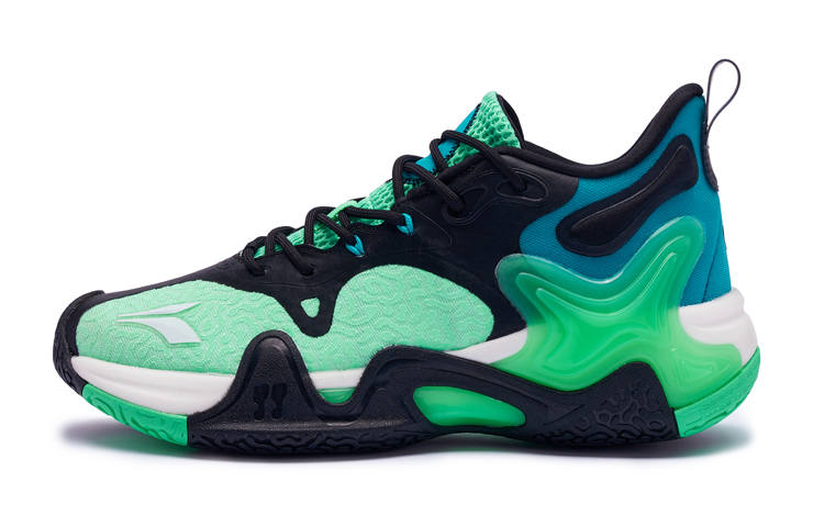 361° LAVA 2.0 Ignite On Touch Cushioning, Wear Resistant Low top Performance Basketball Shoes Men's Turquoise