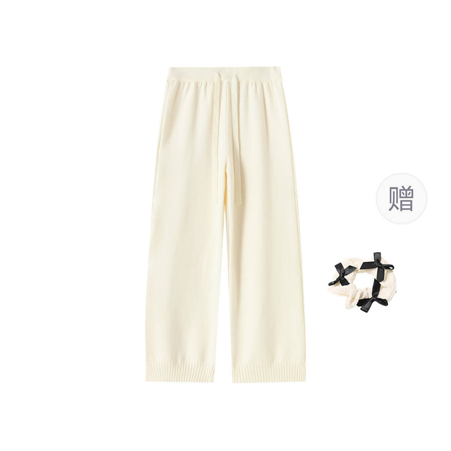 CPAURA Casual Pants Women's Thickened Straight Fit Pants