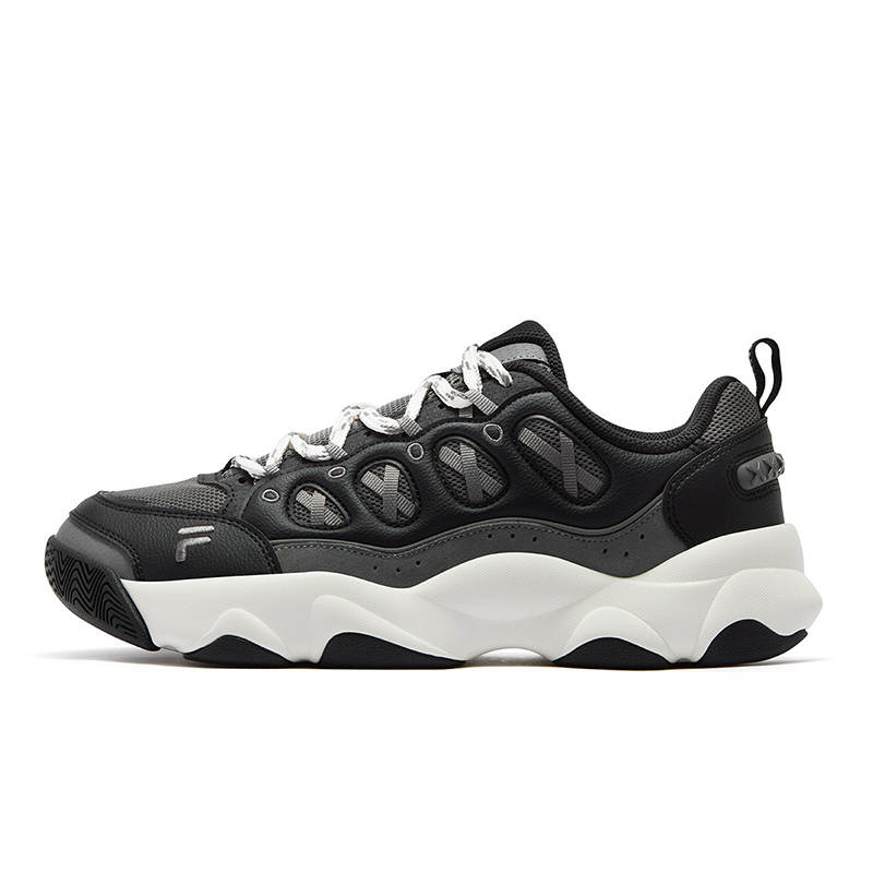 FILA FUSION WATERBEAR Bear Paw Shoe Vintage Basketball Shoes Men's Black Gray