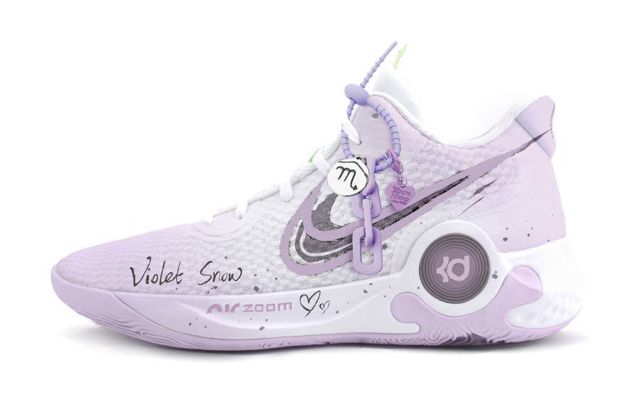 Nike Nike KD Trey 5 IX Timeless Violet Abrasion Resistant Abrasion Resistant Mid top Vintage Basketball Shoes Unisex Purple
