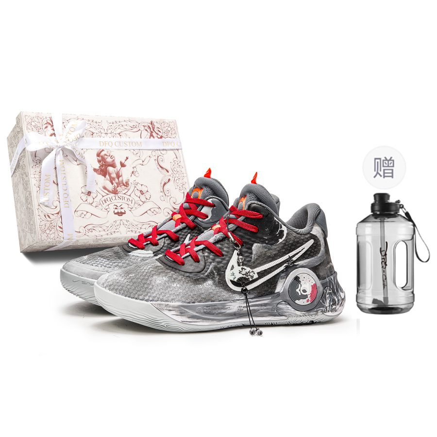 Nike Nike Trey 5 Da Vinci Custom, Gift Box, Chivalrous Slip Resistant Slip Resistant Mid top Basketball Shoes Unisex