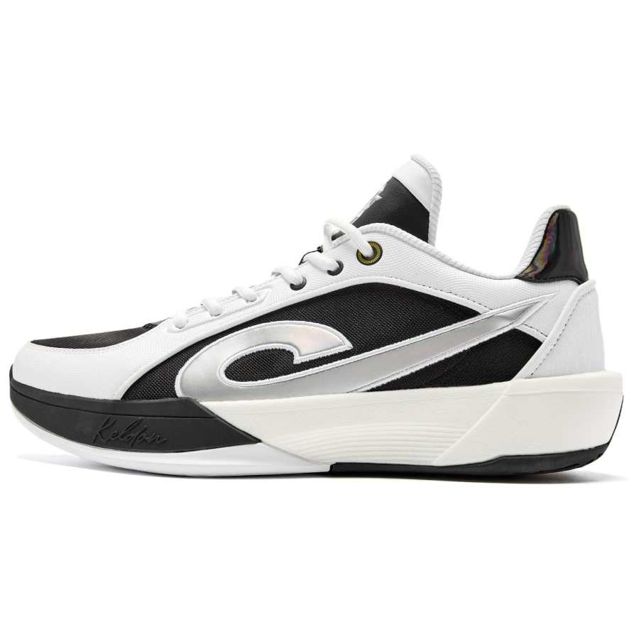 QIAODAN Kaiwu Low top Basketball Shoes Men's Black White
