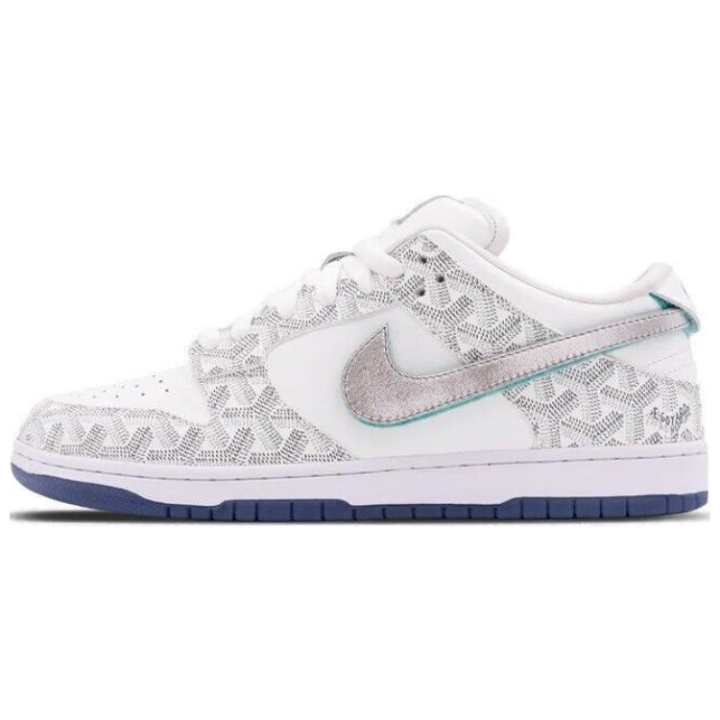 Nike Nike X The Shoe Surgeon Dunk Sb White Diamond Lux 'White Grey'
