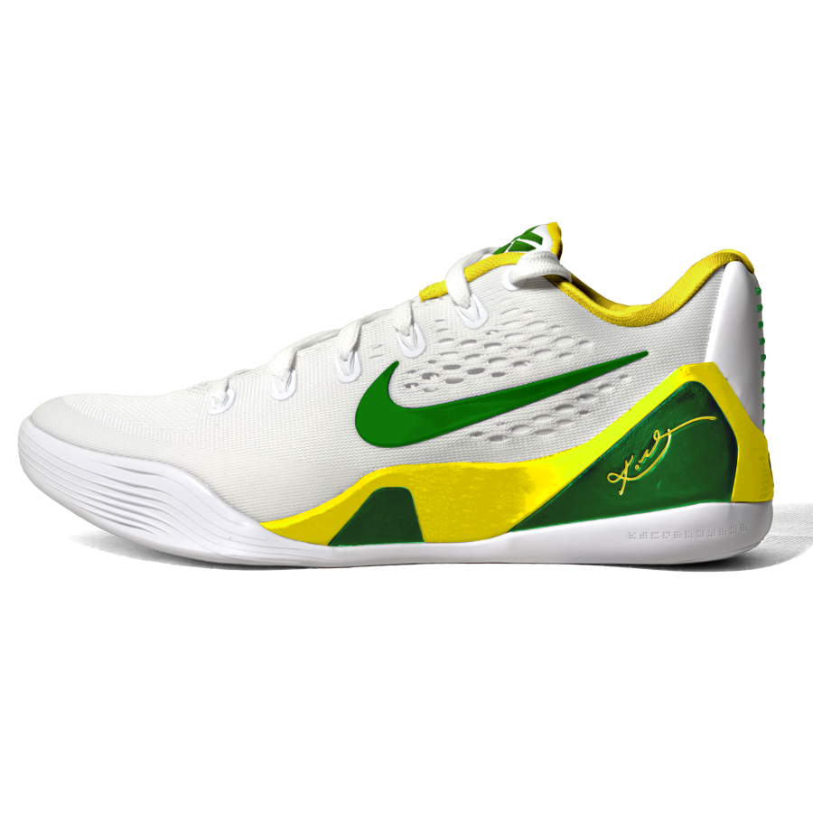 Nike Nike Kobe 9 Duke Blue Comfortable Abrasion Resistant Abrasion Resistant Low top Basketball Shoes Unisex