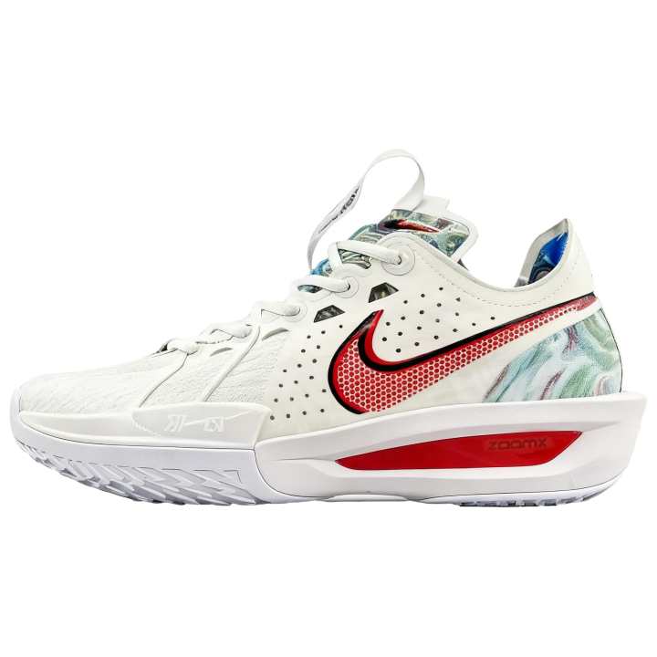 Nike Nike G.T. Cut 3 Slip Resistant Low top Basketball Shoes Men's White Red