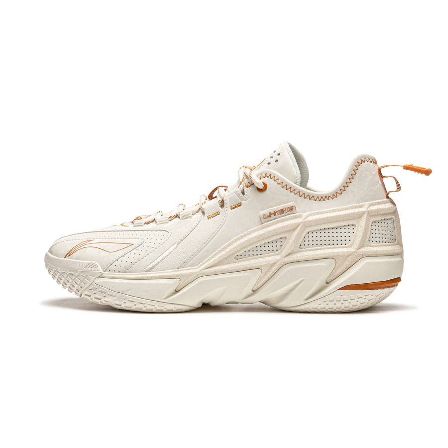 Li-Ning Li Ning BadFive 4.5 Cushioning Slip Resistant Abrasion Resistant Low top Basketball Shoes Men's Beige