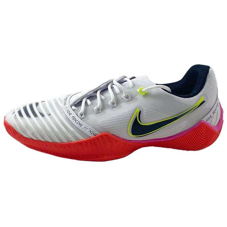 Nike Nike Slip Resistant Abrasion Resistant Low top Training Shoes Men's White Red
