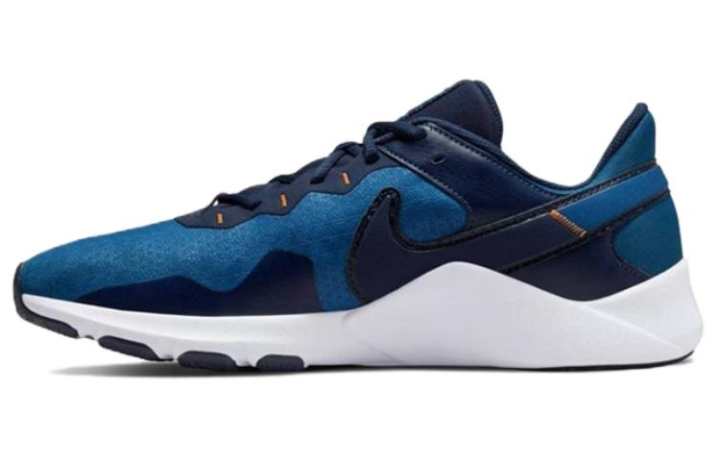 Nike Nike Legend Essential 2 Cushioning Slip Resistant Abrasion Resistant Low top Training Shoes Men's Dark Blue White