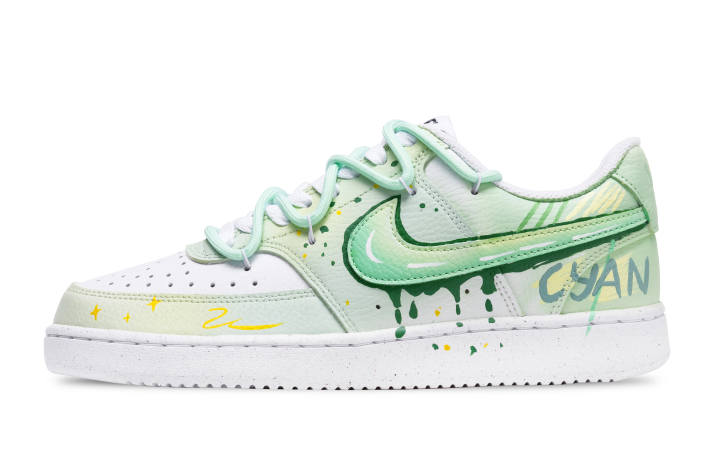 Nike Nike Court Vision 1 Low top Skateboard Shoes Unisex Green