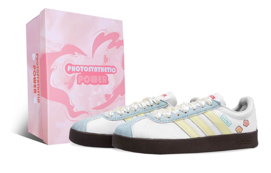 Adidas Neo VL Court Lifestyle Skateboard Shoes Women's Low Top White/Yellow