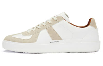 URBANHOOD 5560 Low top Skateboard Shoes Unisex Lead White