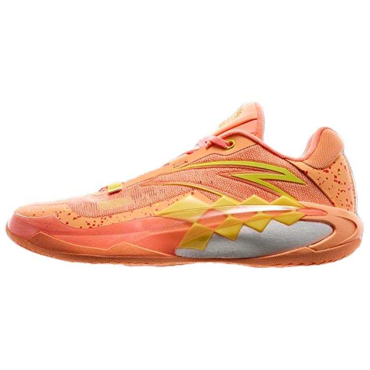 Anta Swagger 1 Cushioning Slip Resistant Abrasion Resistant Support Low top Basketball Shoes Men's Orange