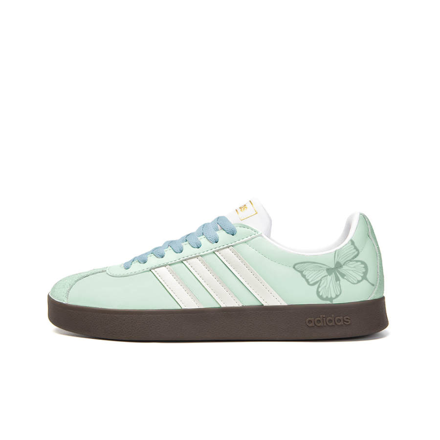 Adidas Neo VL Court 2.0 Slip Resistant Abrasion Resistant Low top Skateboard Shoes Unisex Green White Blue