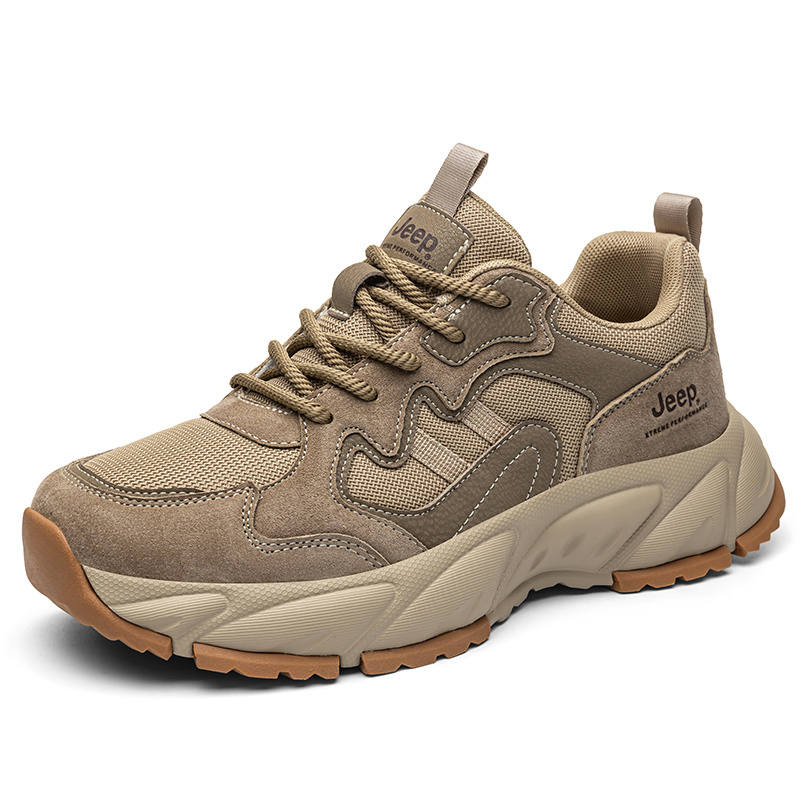 Jeep Outdoor Sports Casual Travel Mesh Hiking Shoes Men's