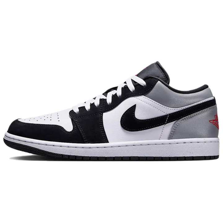 Jordan Jordan 1 Low Se White Fire Red Black Matte Silver
