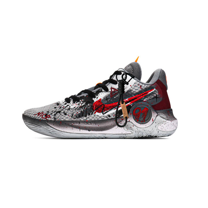Nike Nike KD Trey 5 IX Basketball Shoes Unisex Mid Top Black Red