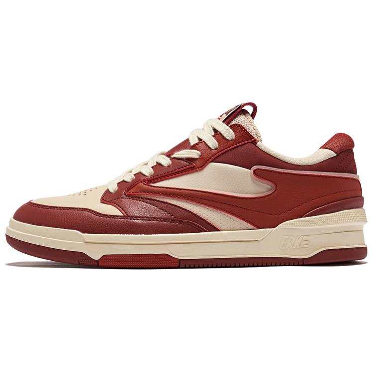Erke Slip Resistant, Abrasion Resistant, Breathable Low top Skateboard Shoes Men's Birch Wood Bordeaux Red