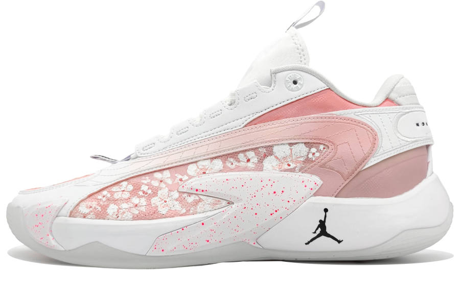Jordan Jordan Luka 2 Cushioning Slip Resistant Abrasion Resistant Low top Basketball Shoes Men's Cherry Blossom Pink