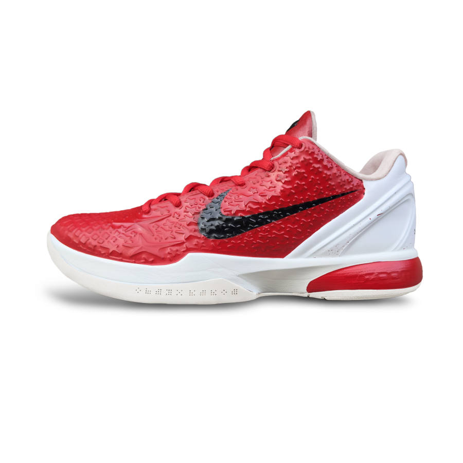 Nike Nike Zoom Kobe 6 'All Star 2.0' New Year Red Cushioning, Wear Resistant Low top Basketball Shoes Men's Red White