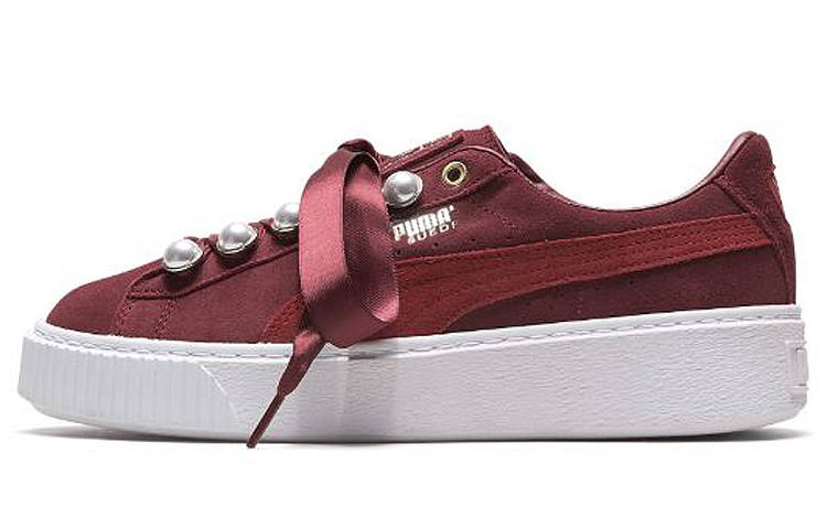 PUMA PUMA Suede Platform Bling 'Red' Women's