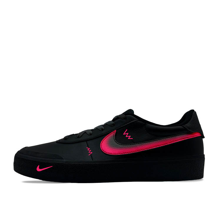 Nike Nike Court Shot Maple Ash Leather Slip Resistant Abrasion Resistant Low top Skateboard Shoes Men's Black